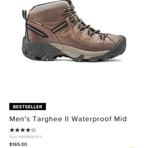 Keen waterproof hiking boot